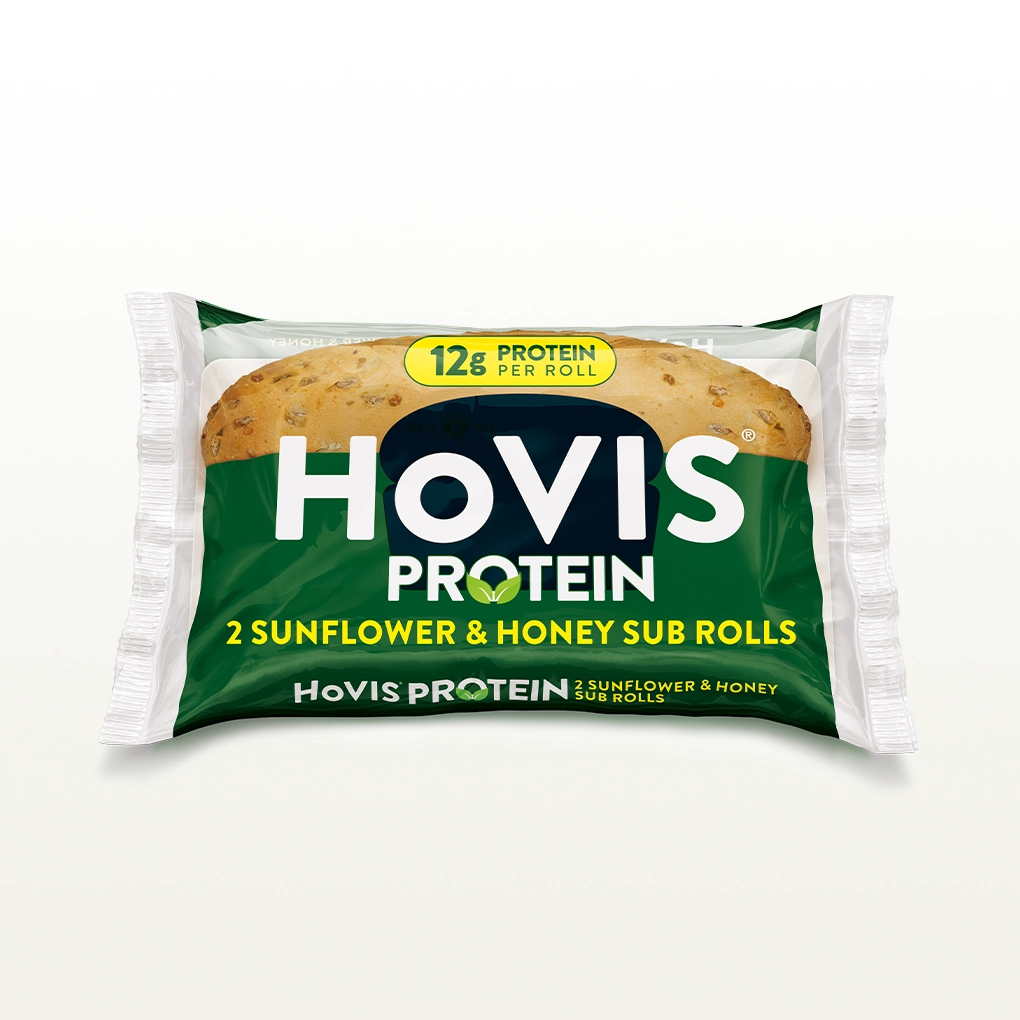 The pack shows two soft sub rolls with delicious sunflower seed on top. The pack sits on a white backdrop with a subtle shadow.